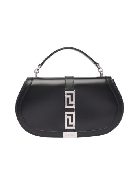 VERSACE Greca Goddess Leather Crossbody Bag