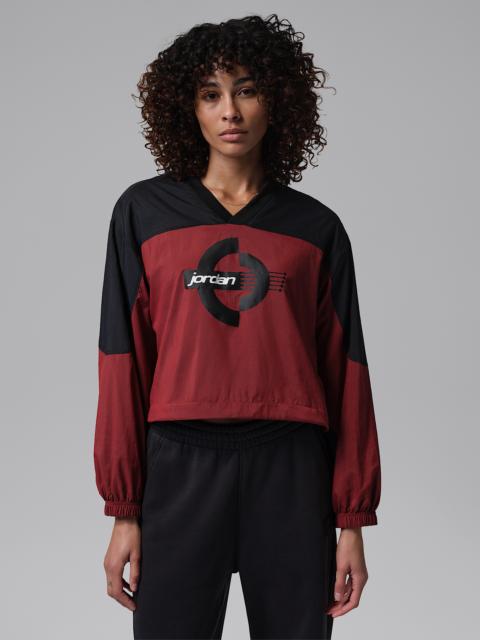 Jordan Jordan Brooklyn Women's Woven Long-Sleeve Graphic Pullover