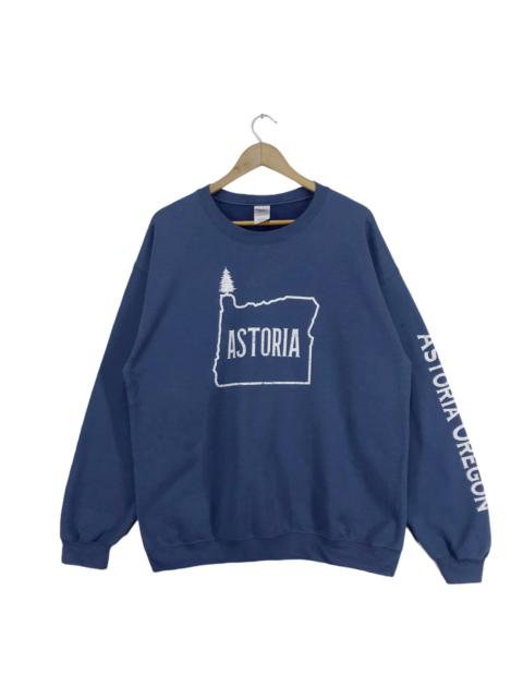 Other Designers Vintage - Vintage Astoria Oregon Sweatshirt Crewneck Big Logo