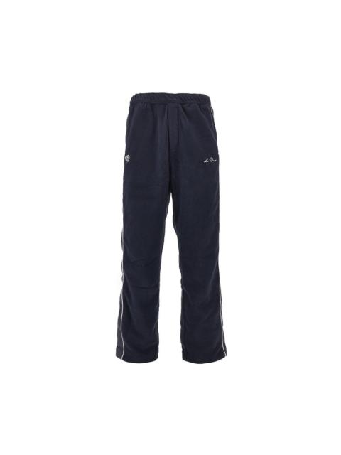 Les Deux Les Deux Fleece Track Pants Blue Men