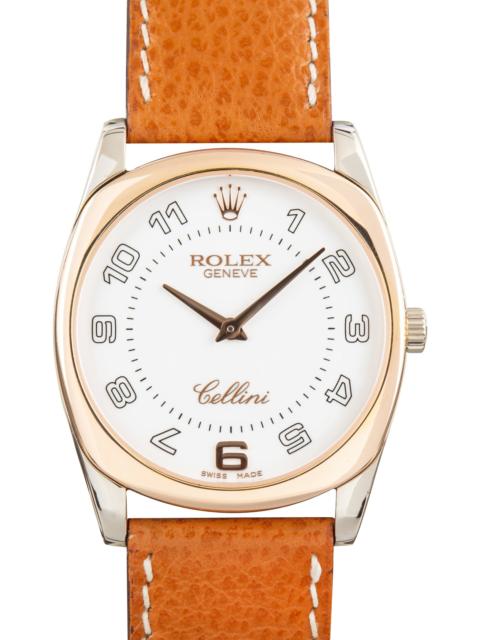 ROLEX Pre-Owned Rolex Cellini 18k White & Everose Gold Ref 4233
