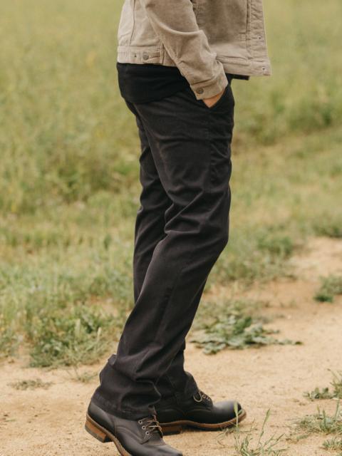 HIROSHI KATO The Pipe Straight Denit® Chino - Charcoal