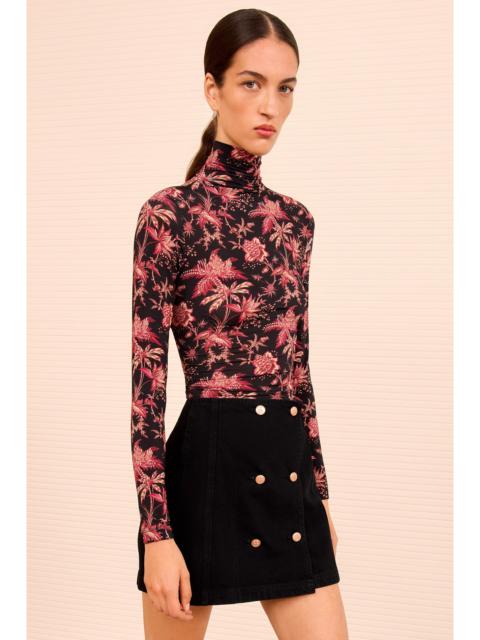 ULLA JOHNSON Aurelia Jersey Long Sleeve Turtleneck