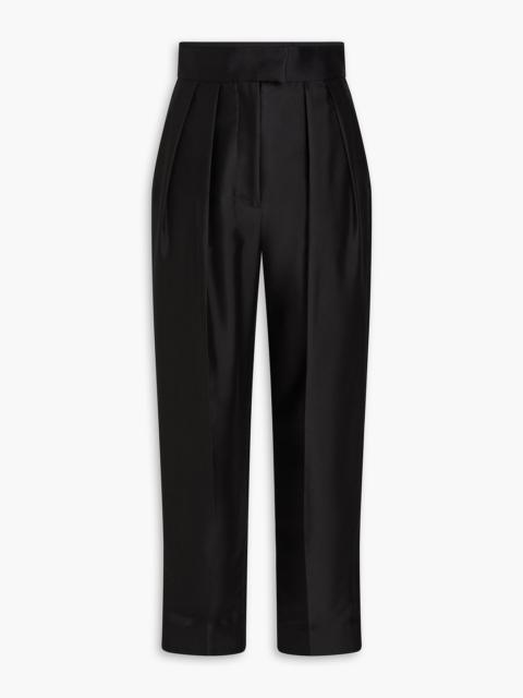 Zimmermann Wool and silk-blend tapered pants