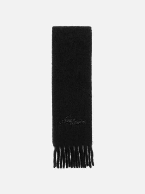 Acne Studios Wool scarf - Year of the Horse - Black