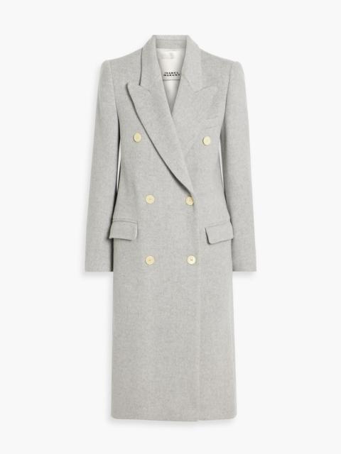 Isabel Marant Enarryli double-breasted wool-blend felt coat