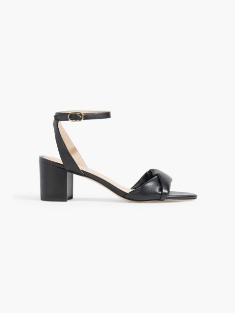 Stuart Weitzman Everly 50 leather sandals