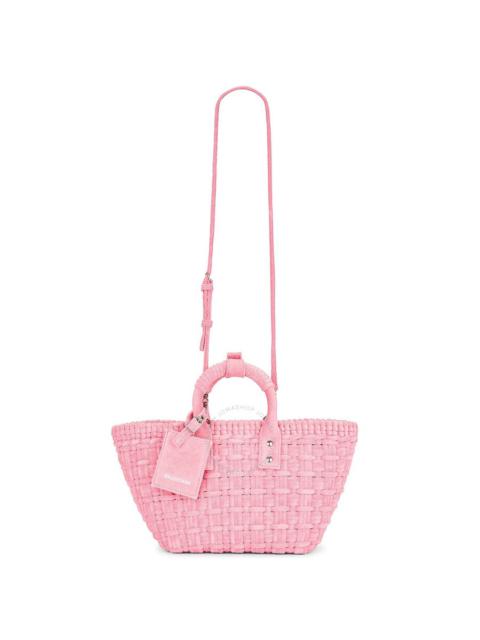 BALENCIAGA Balenciaga Sweet Pink Bistro XS Basket Tote Bag