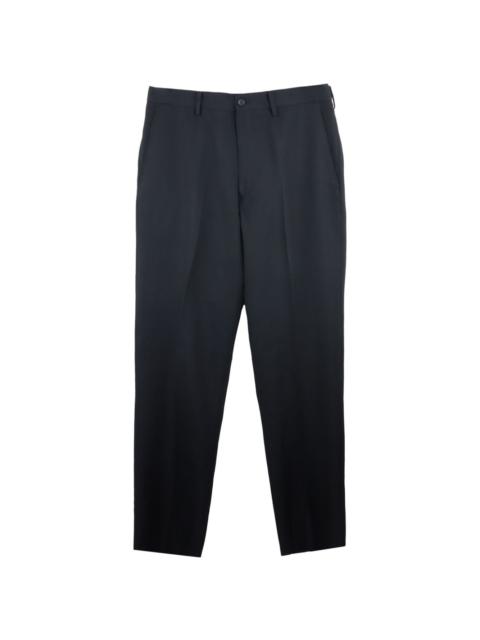 tapered wool trousers