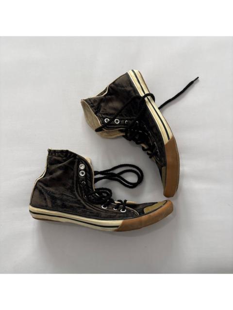 UNDERCOVER Undercover Pointed Toe Canvas Shoes