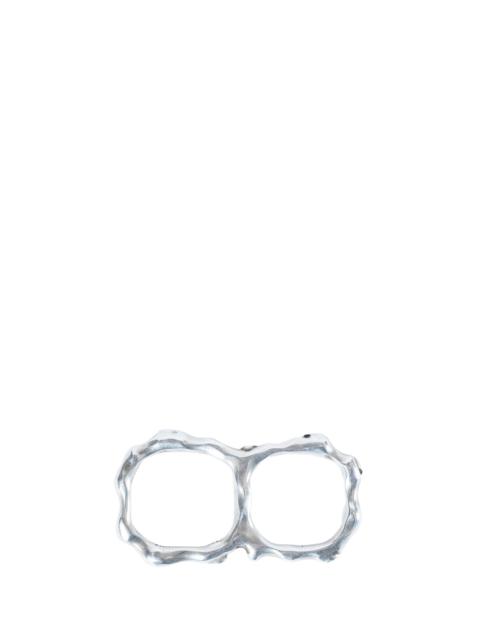 Ann Demeulemeester Lenja Futuristic Fine Thorn Double Ring