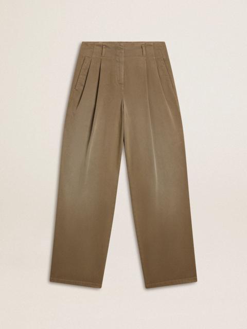 Golden Goose Women's khaki cotton pants
