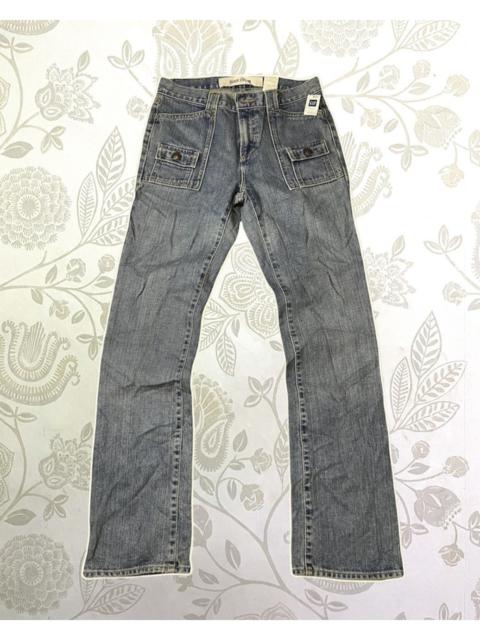 FLARED GAP BUSH PANTS BOOT CUT FRONT POCKETS MADE IN USA
