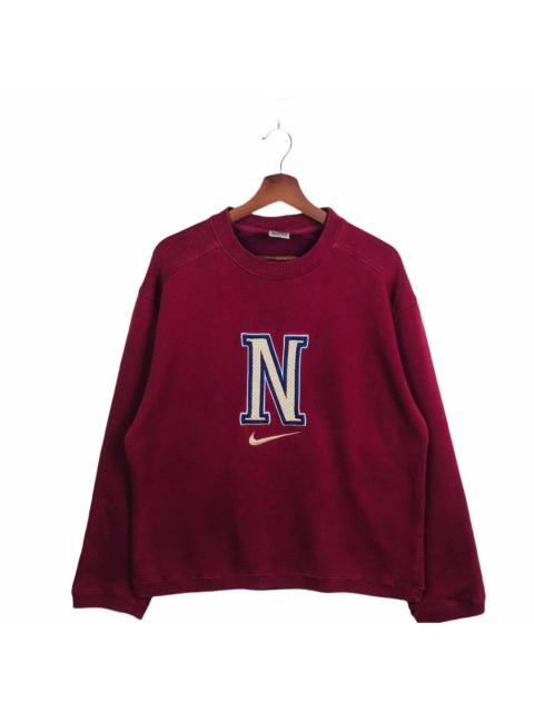 Other Designers Nike × Vintage - Vintage 90s Nike Center Embroidery Logo Sweatshirt