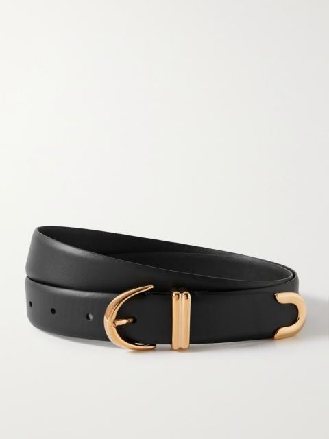KHAITE Bambi leather belt Black