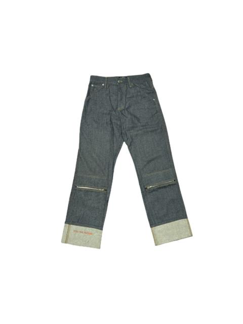 Walter Van Beirendonck W&LT Walter Van Beirendonck Multi Pocket Zipper Cuffed Denim