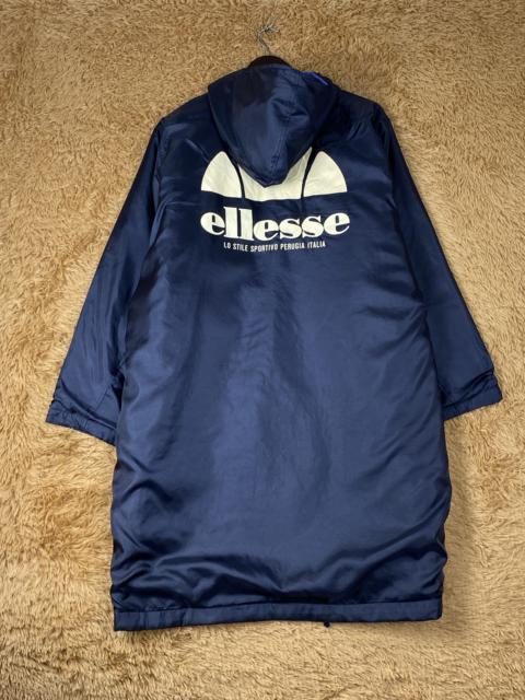 Other Designers Vintage Ellesse Hoodie Quilted Lining Long Jacket J1866