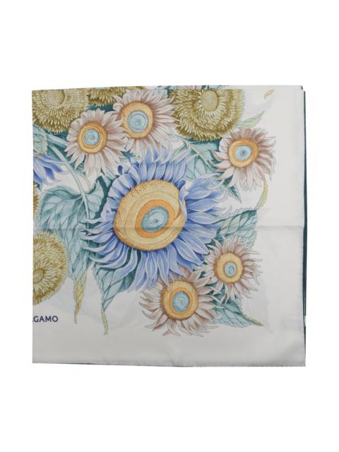 FERRAGAMO Ferragamo Women Girasoli Printed Silk Foulard
