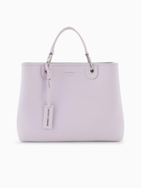 EMPORIO ARMANI MEDIUM MYEA SHOPPER BAG WITH DEER PRINT