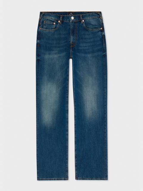 Relaxed-Fit Antique-Wash 'Organic Authentic Twill' Jeans