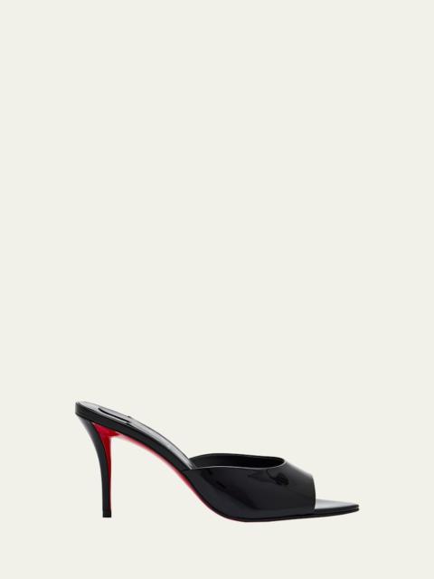 Christian Louboutin Miss Z Patent Red Sole Mule Sandals
