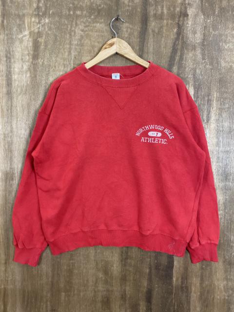 Other Designers Japanese Brand - Northwood Hills Athletic Red Sweatshirts #1571