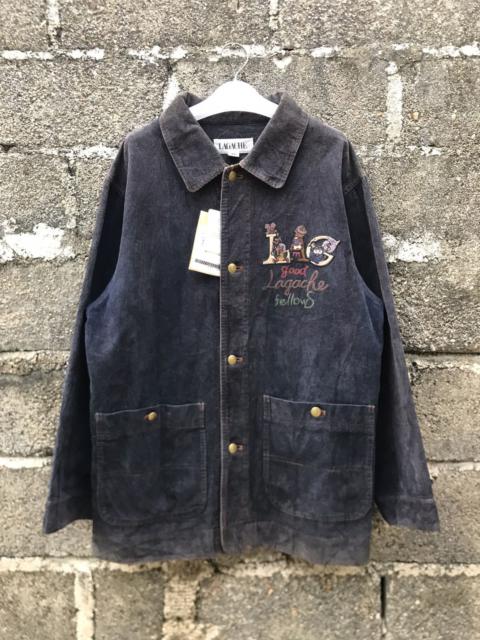 Other - ⚡️Vintage Lagache Corduroy Indigo Chore Jacket
