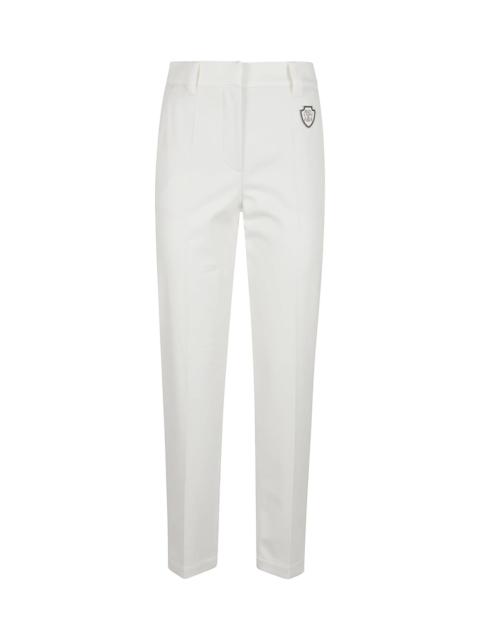 Brunello Cucinelli Logo Patch Tailored Trousers