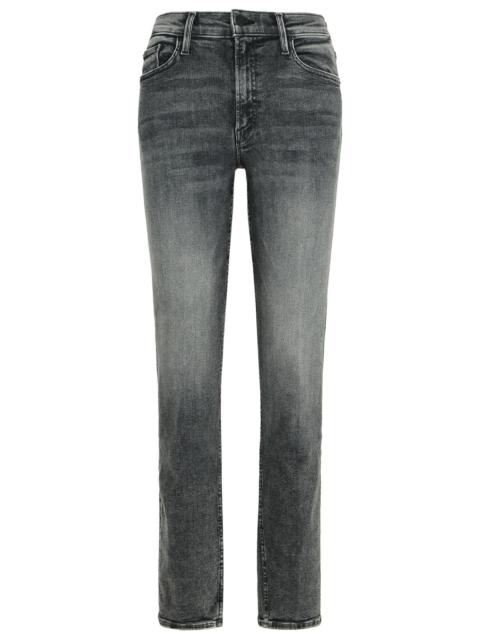 MOTHER Mother TWISTER Grey Cotton Jeans Women