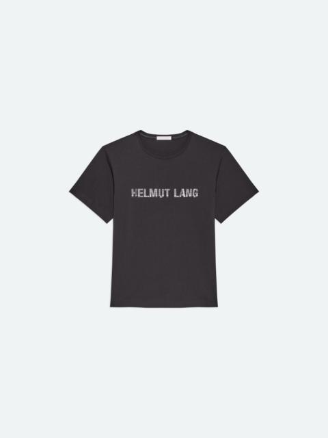 Helmut Lang PLAID LOGO TEE