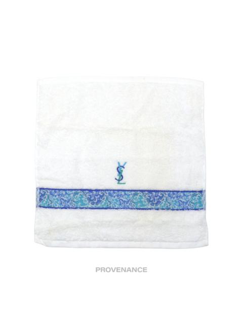 SAINT LAURENT Yves Saint Laurent YSL Face Towel - White French Terry