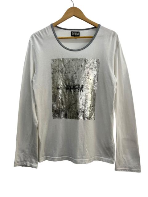 Hysteric Glamour Vintage PPFM Foil Longsleeve