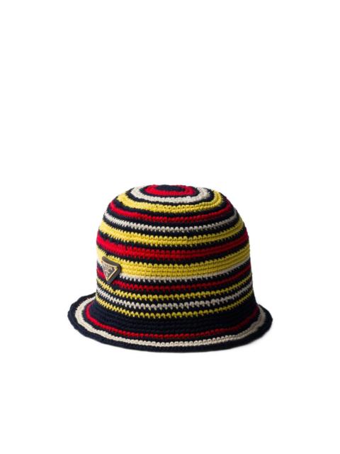 Prada striped bucket hat