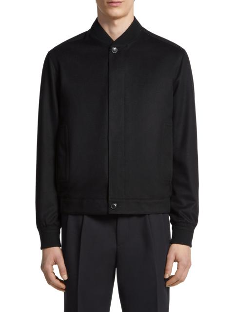 ZEGNA Water Repellent Elements Oasi Cashmere Bomber Jacket