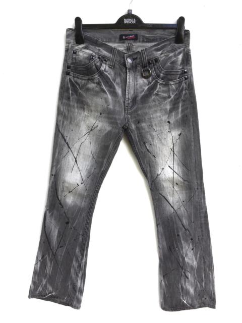 Hysteric Glamour Japanese Brand Sorridere black painter jeans