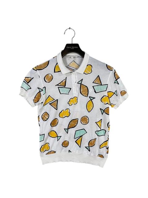 Other Designers Christian Dior Monsieur - Vintage christian dior sports polo shirt full printed