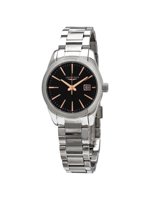 Longines Longines Conquest Classic Quartz Black Dial Ladies Watch L2.286.4.52.6