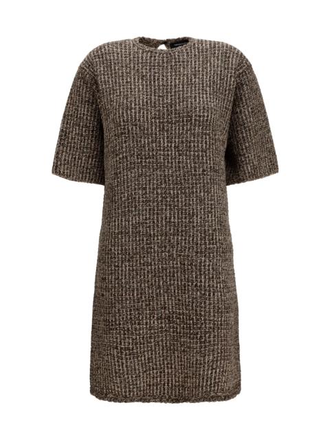 FABIANA FILIPPI Fabiana Filippi Sequin-effect Tweed Dress Ebano
