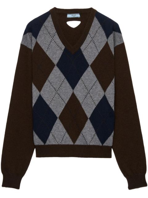 Prada cashmere V-neck sweater