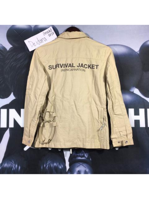 Moschino Rare 1991 Survival Safari / Military Khaki Jacket