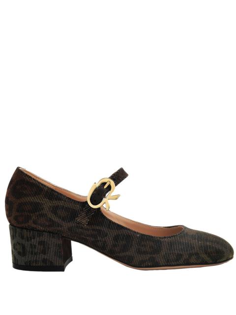 Gianvito Rossi Gianvito Rossi Leopard Print Mary Ribbon Pumps, Brand Size 37 ( US Size 7 )