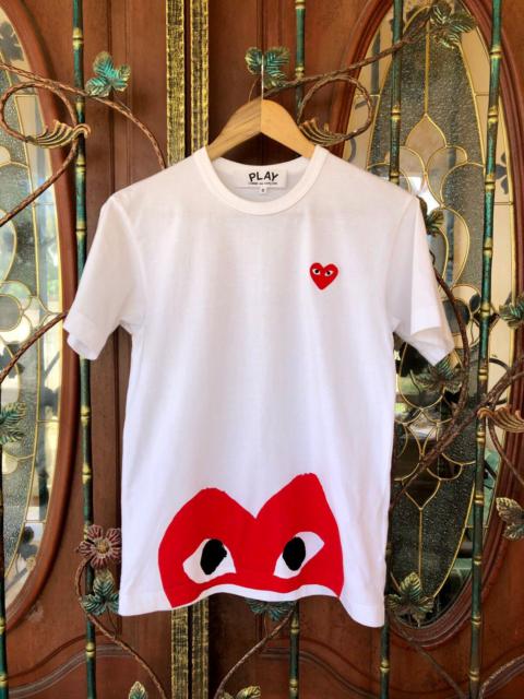 Comme Des Garçons Comme des garçons play Short sleeve Heart logo print T-shirt
