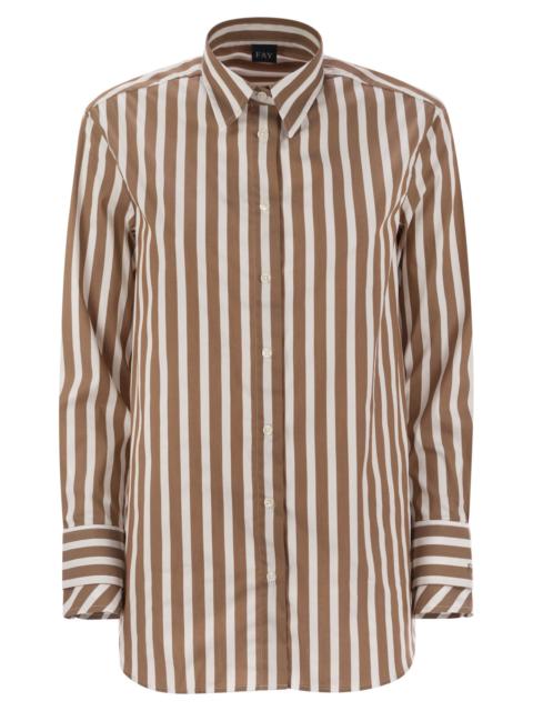 Other Designers Fay Women Regular Striped Stretch Cotton Shirt