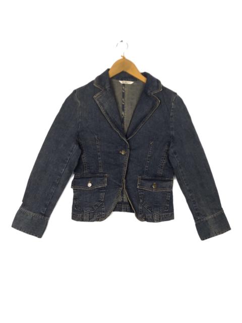 Other Designers Vintage - Vintage MCM Denim Jacket Fashion Streetwear Luxury Brand