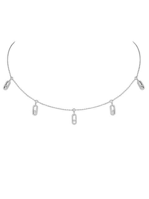 Other Designers Messika Move Uno Pave Drop Pendant Choker