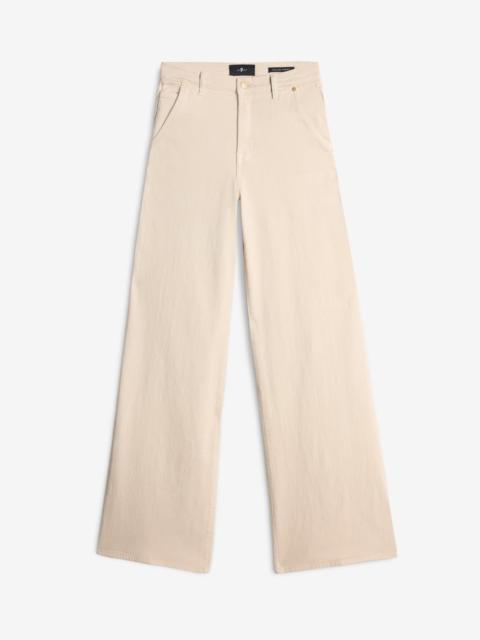 7 For All Mankind Luxe Vintage Lotta in Creme