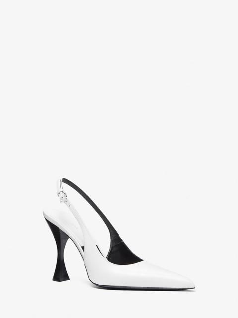 MICHAEL KORS Isabella Leather Slingback Pump