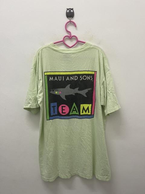 Other Designers Rare 90s Vintage MAUI AND SONS TEAM Made in USA Thrashed