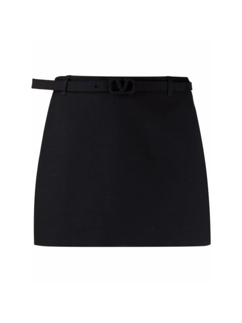 Valentino Valentino Garavani High-Waisted Belted Skirt