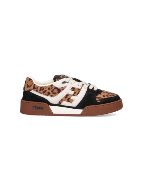 FENDI "MATCH" LOW-TOP SNEAKERS